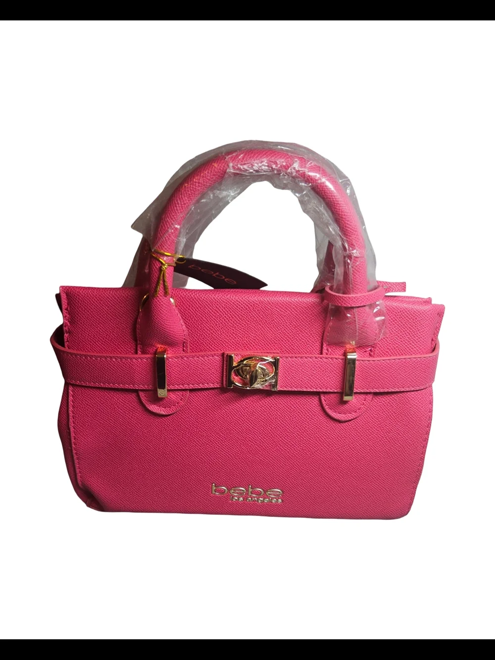 NWT bebe Pink (Orchid) Evie small Top-Handle Satchel